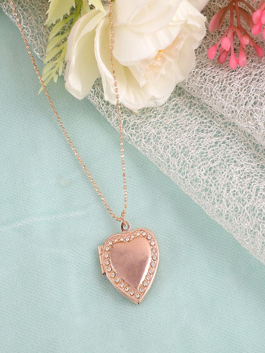Vientiq Rose Gold Alloy Necklace