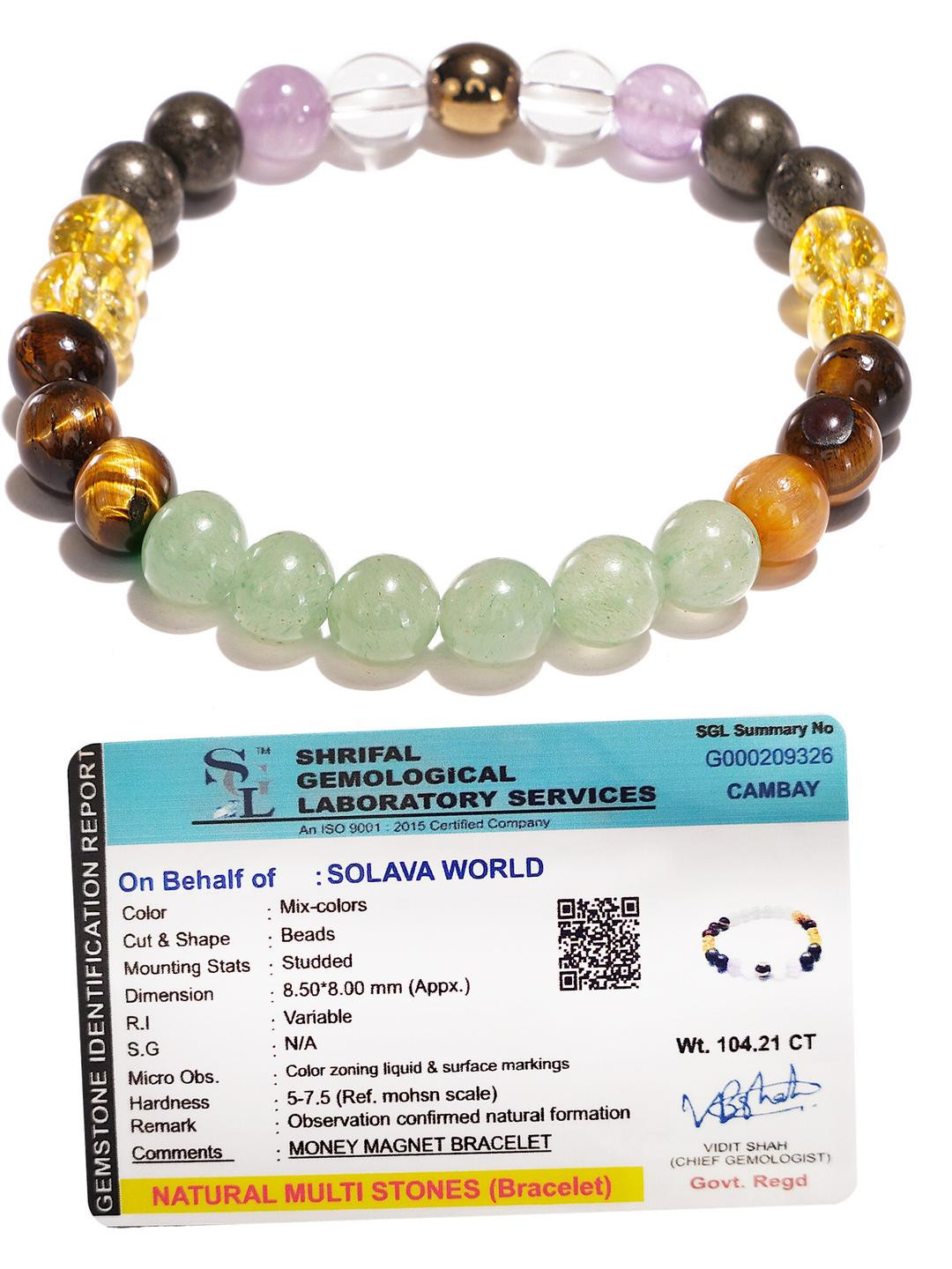 VIBESLE Adult's Multicolor Ceramic Bracelet