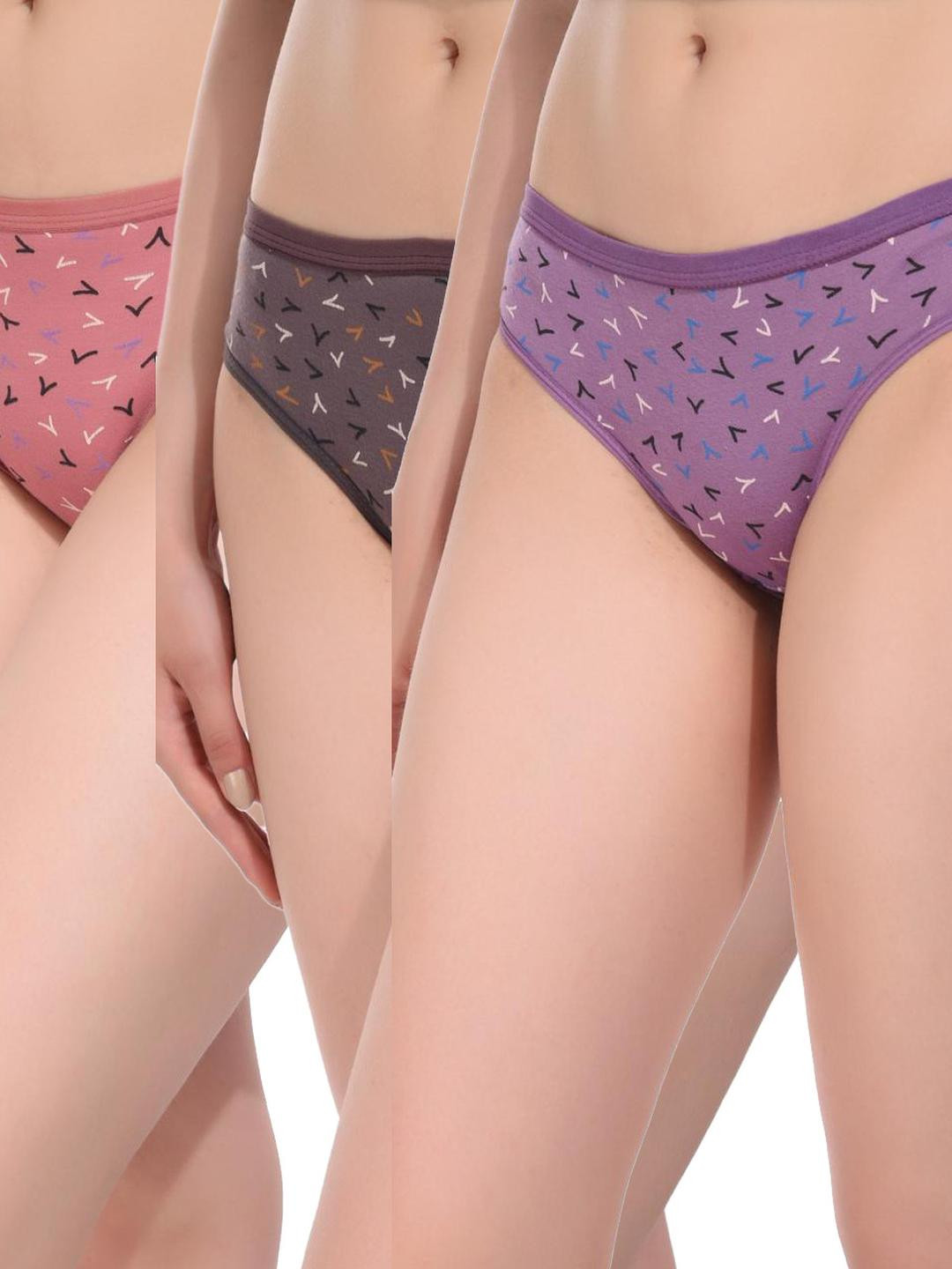 FiveFlag Mid-Rise Cotton Blend Briefs