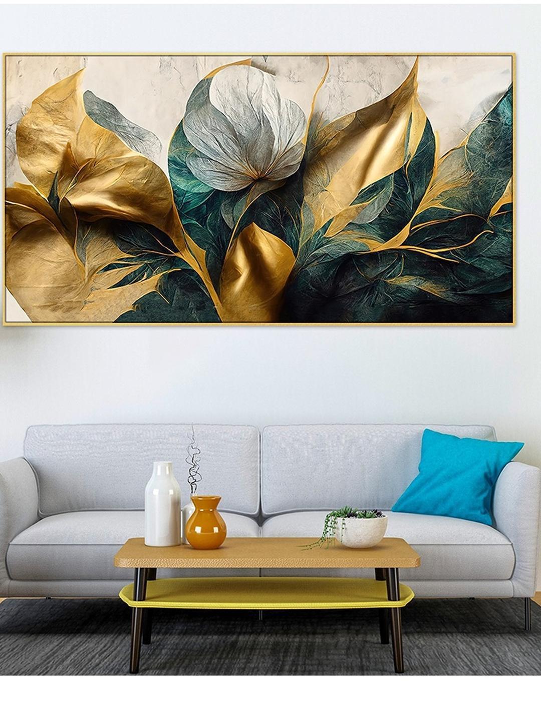 DEKORSTATION Landscape Multicoloured 1 Piece Canvas Floral and Botanical Wall Painting