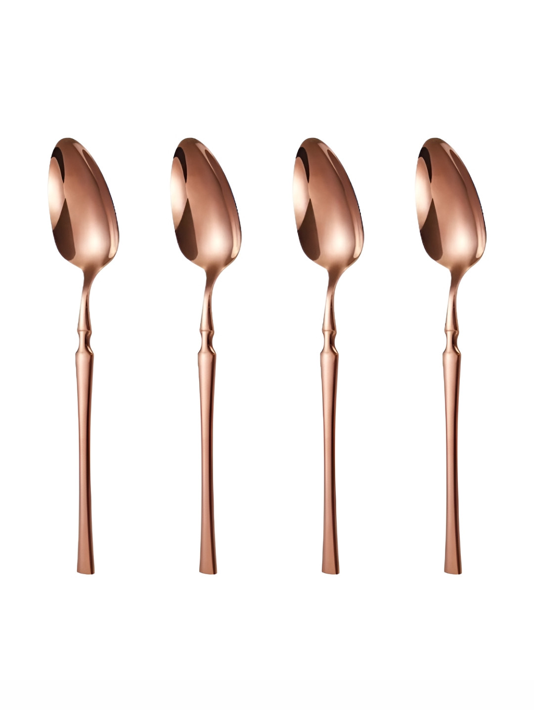 Myntra Elegant Homes Rose Coloured 4 Pieces Stainless Steel Dessert Spoons