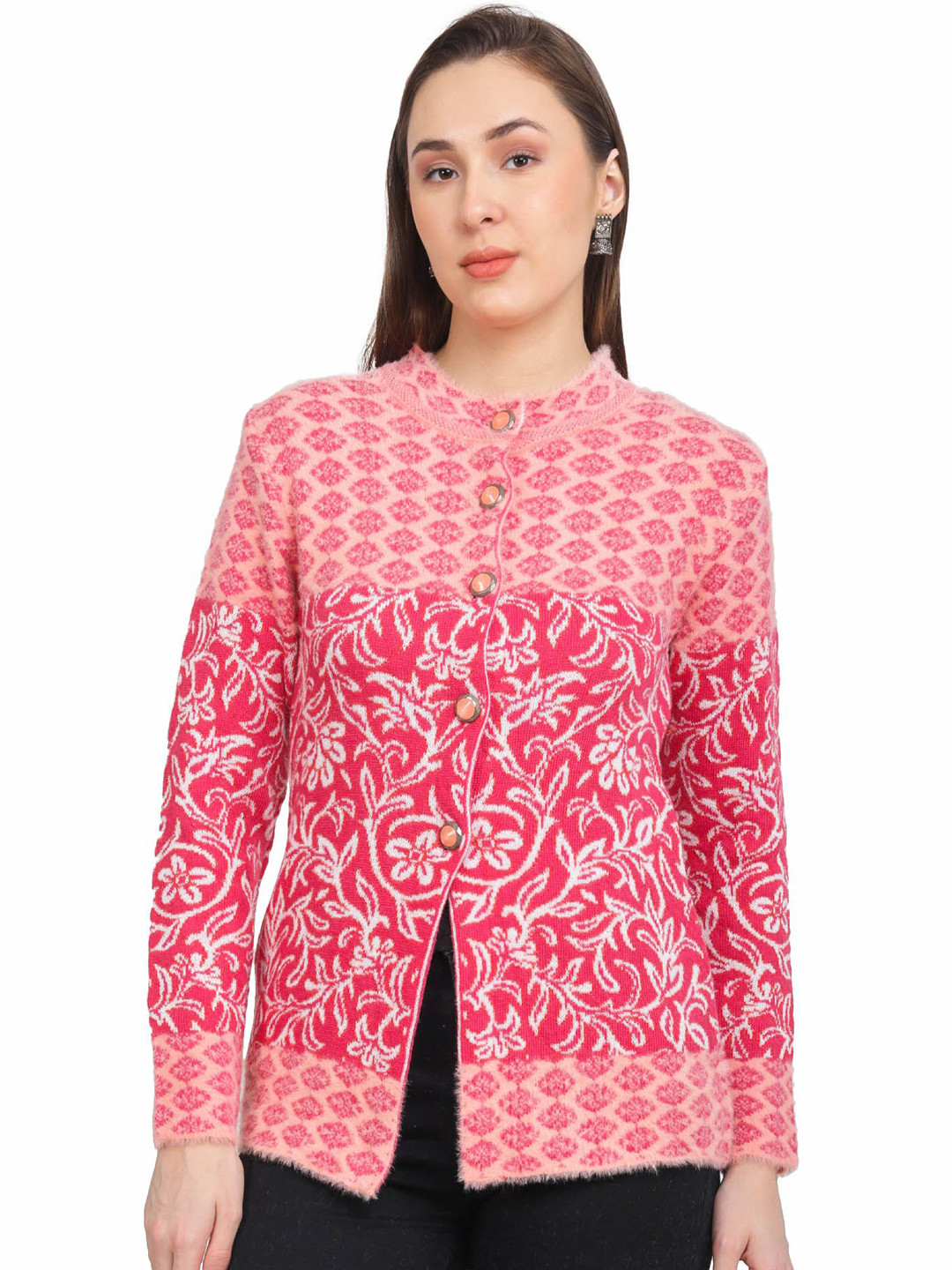 Chatanya Women Floral Printed Cardigan