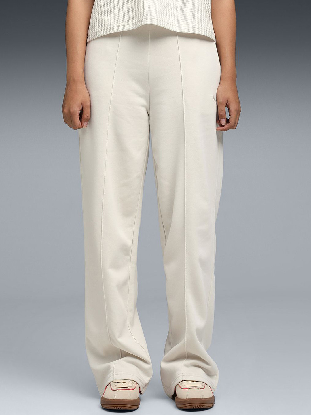 Puma Class Women Cotton High-Waist Track Pants