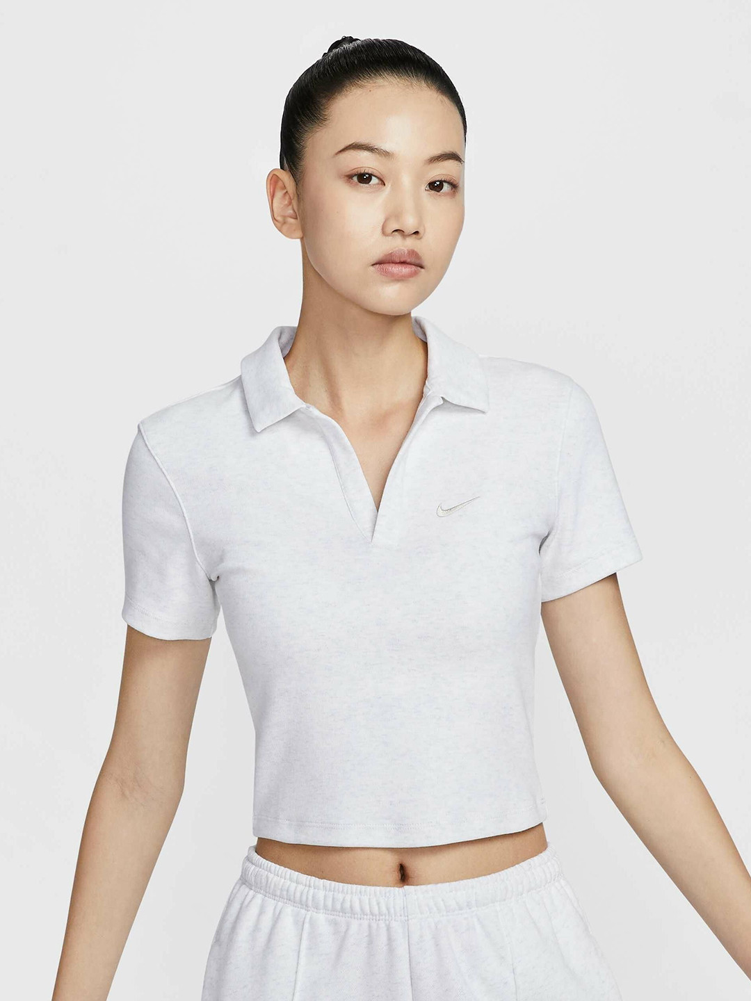 Nike Sportswear Essential Women Short-sleeve Polo Cotton Top