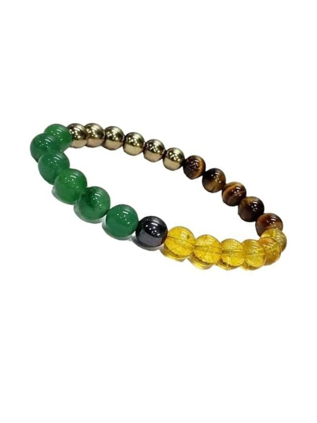 VIBESLE Unisex Hematite Crystal Bracelet