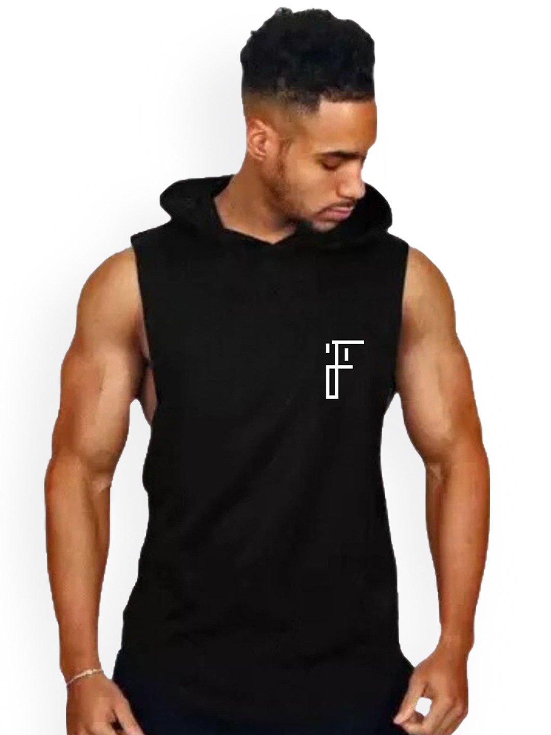 Fashnobic Gym Lover Printed Hooded GymVest FB-105_Back_pt-7