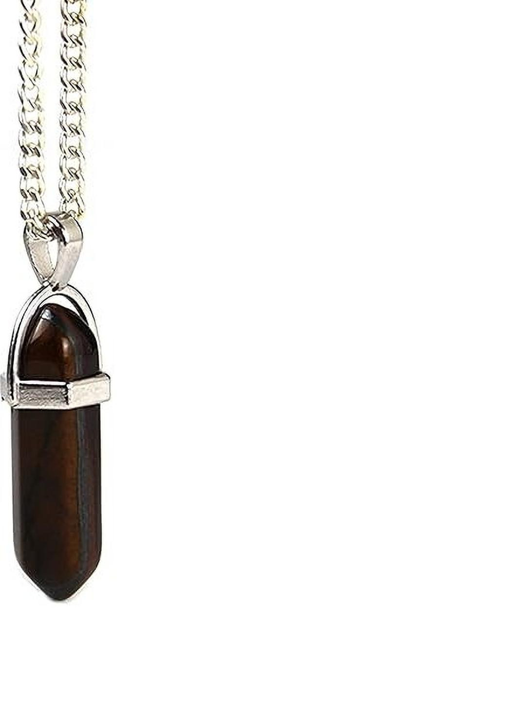 VIBESLE Tiger Eye Pencil Pendant
