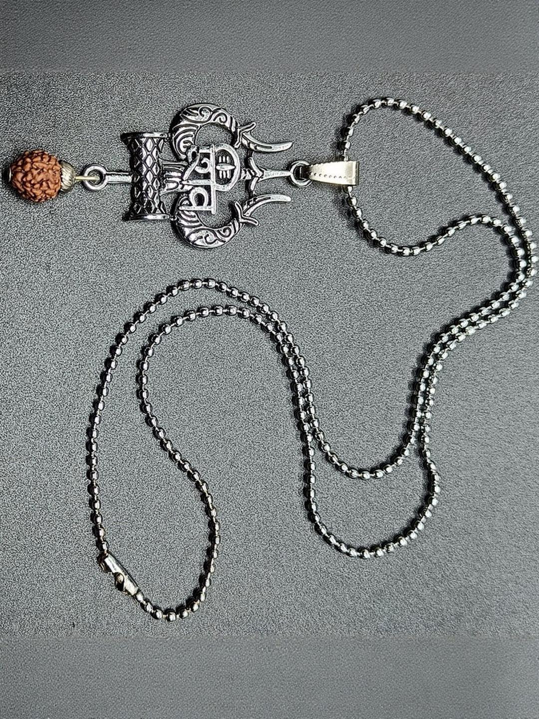 Dynamic Retail Global Men Stainless Steel Necklace and Chains