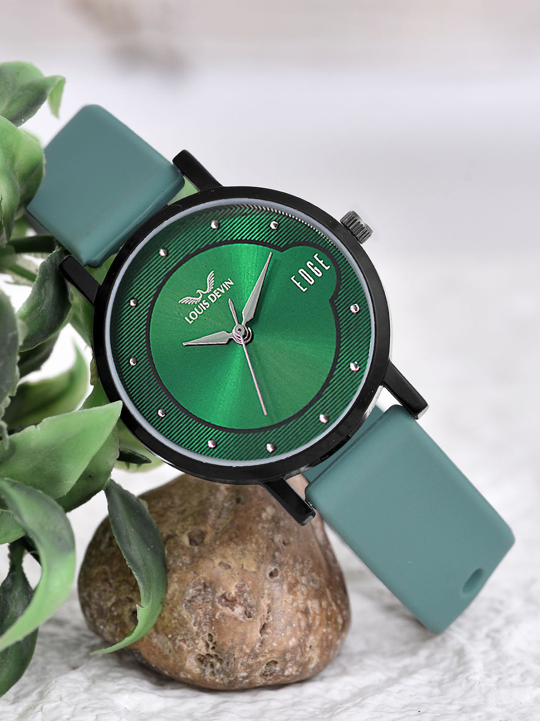 LOUIS DEVIN Women Dial & Straps Analogue Wrist Watch LD-LR192-GREEN