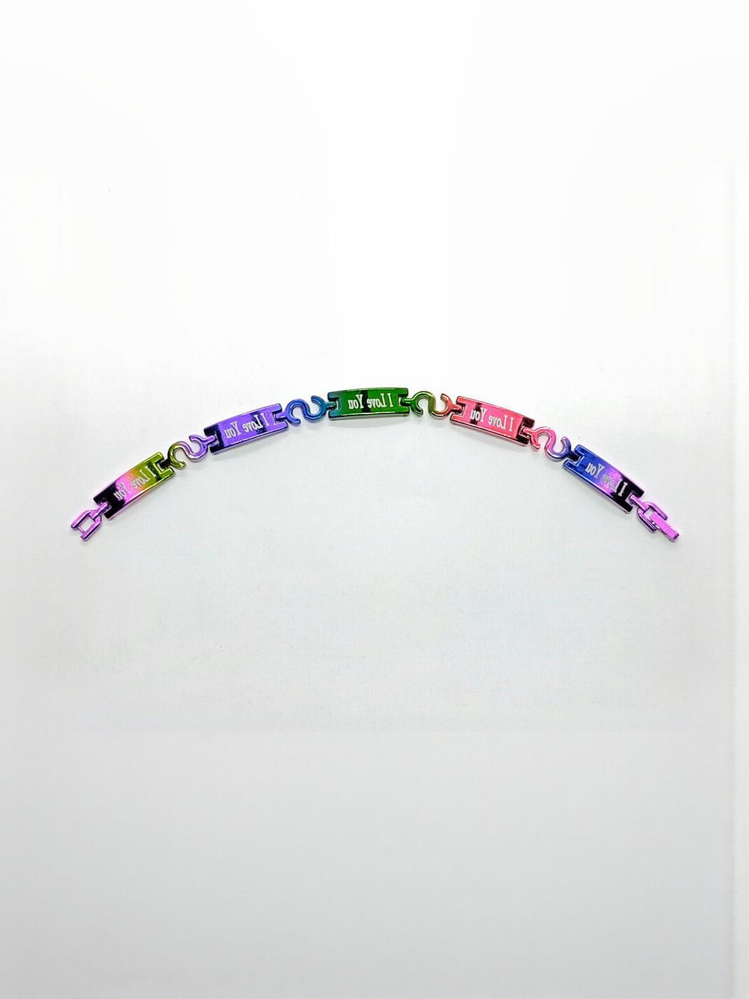 Dynamic Retail Global Men Multi-coloured Link Bracelet