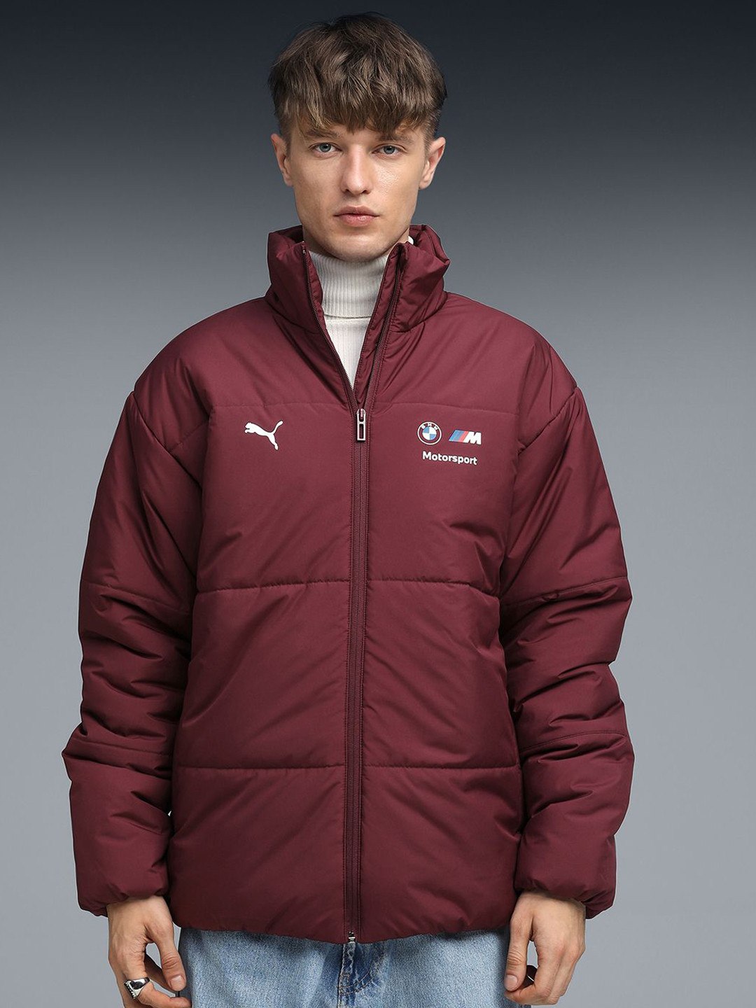 PUMA Motorsport Men BMW MMS Essentials+ Puffer Jacket