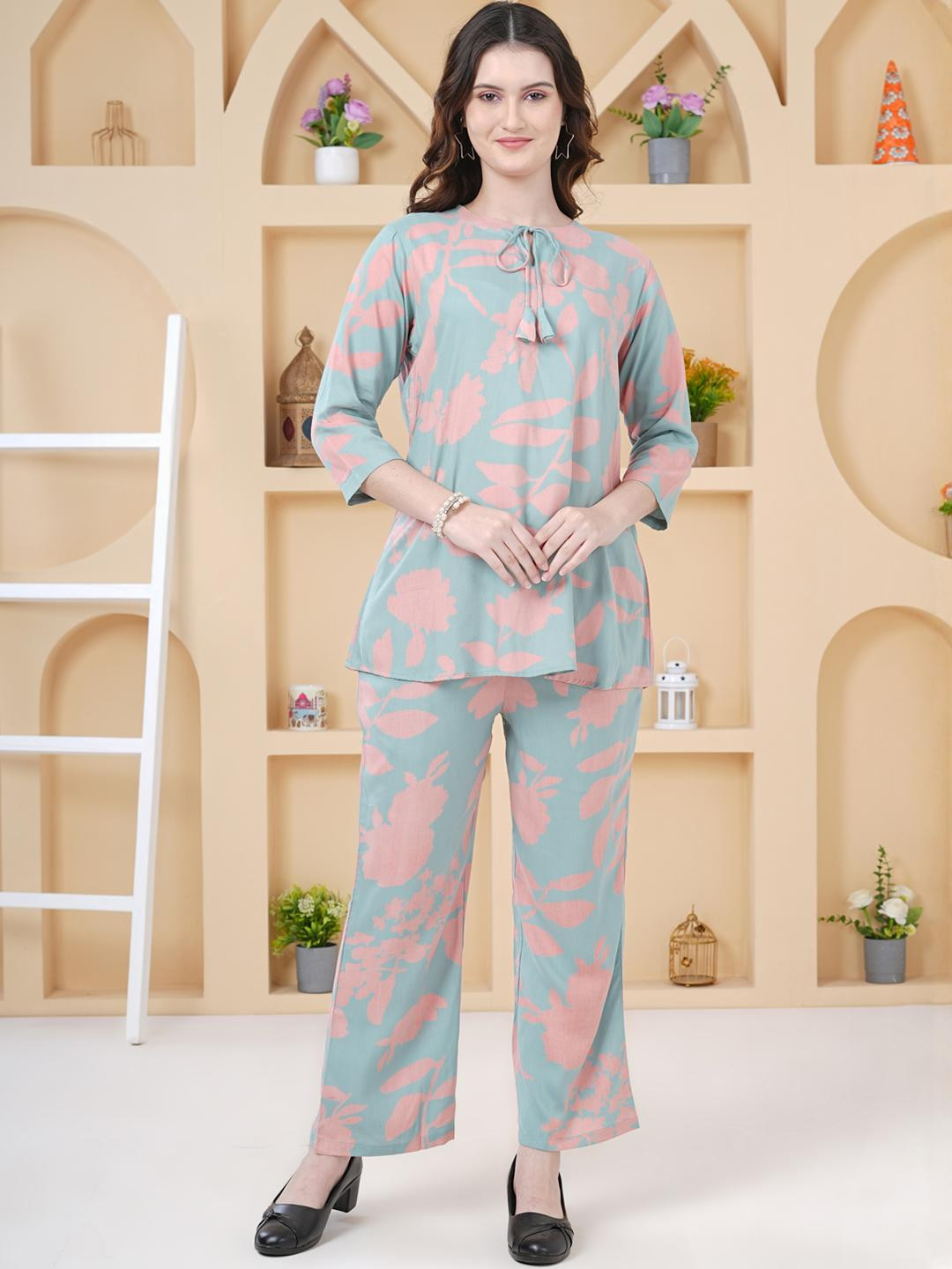 ARSA COUTURE Viscose Rayon Printed Tunic