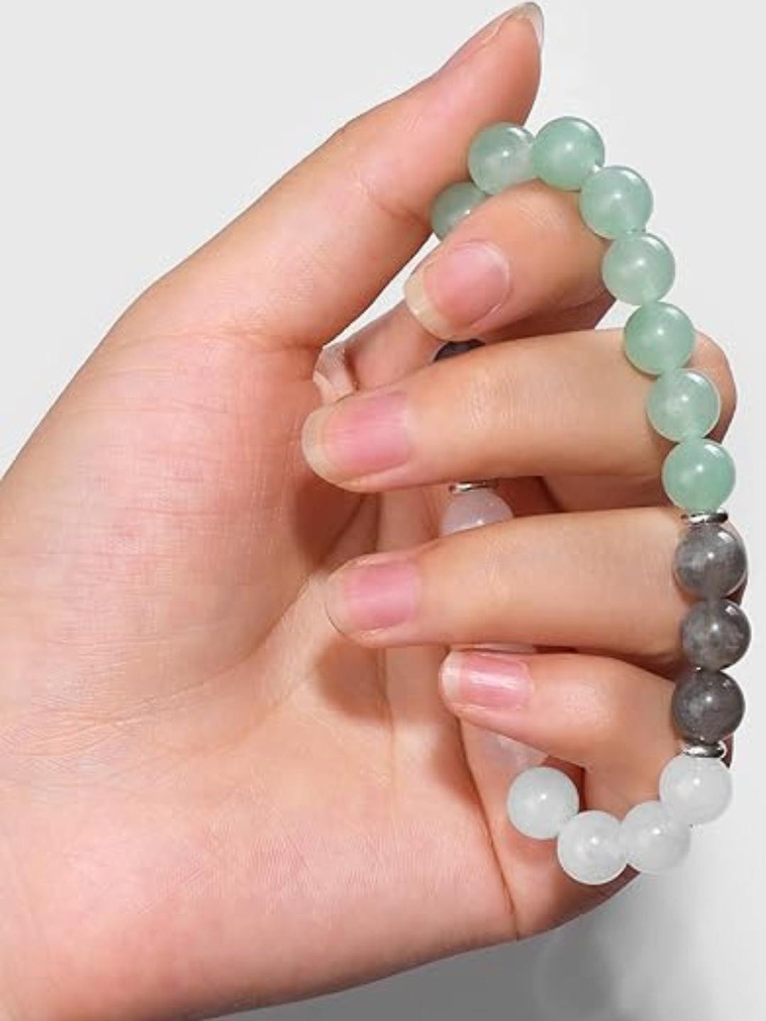 VIBESLE Agate Slip-on Bracelet