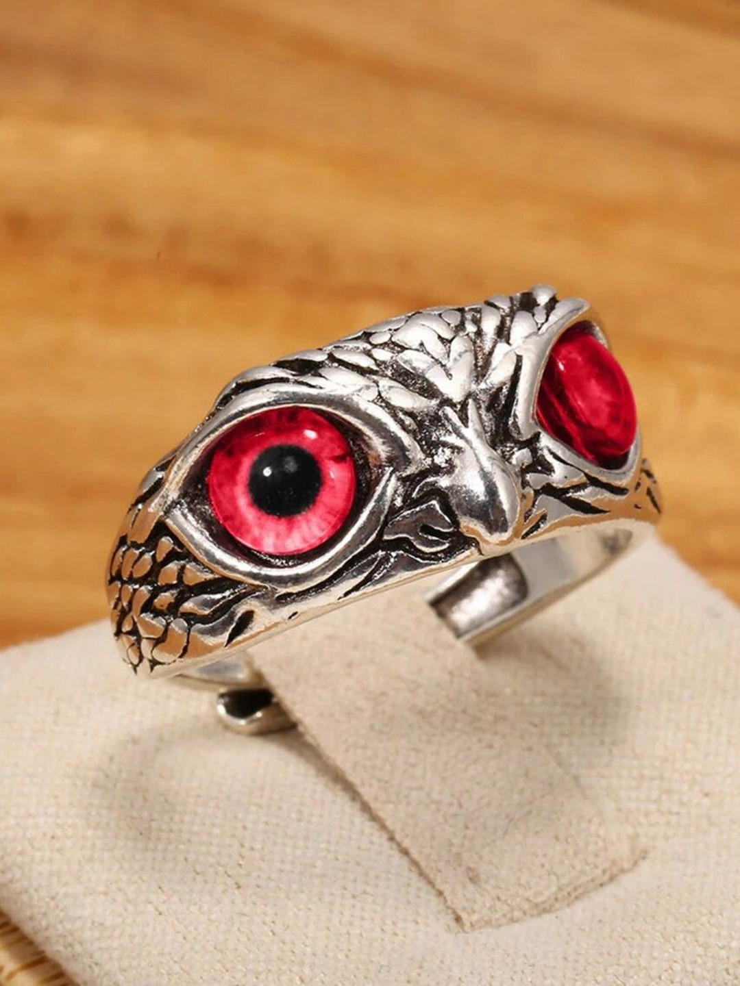 Ringzinnie Silver Owl Finger Ring