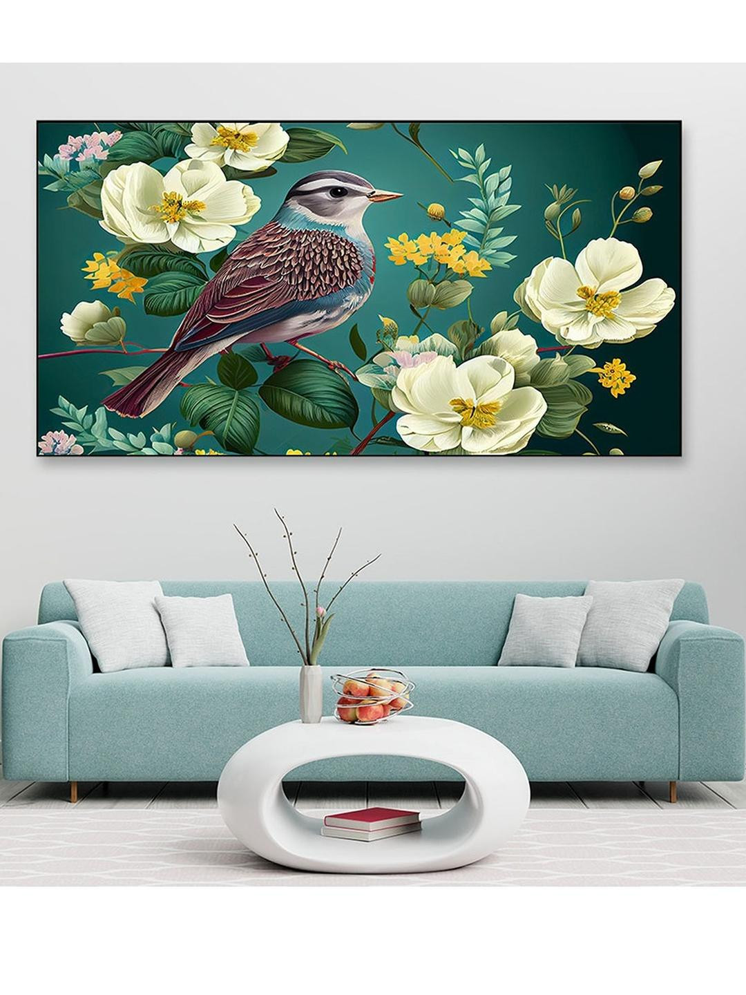 DEKORSTATION Multicoloured Set if 1 Canvas Floral and Botanical Wall Paintings