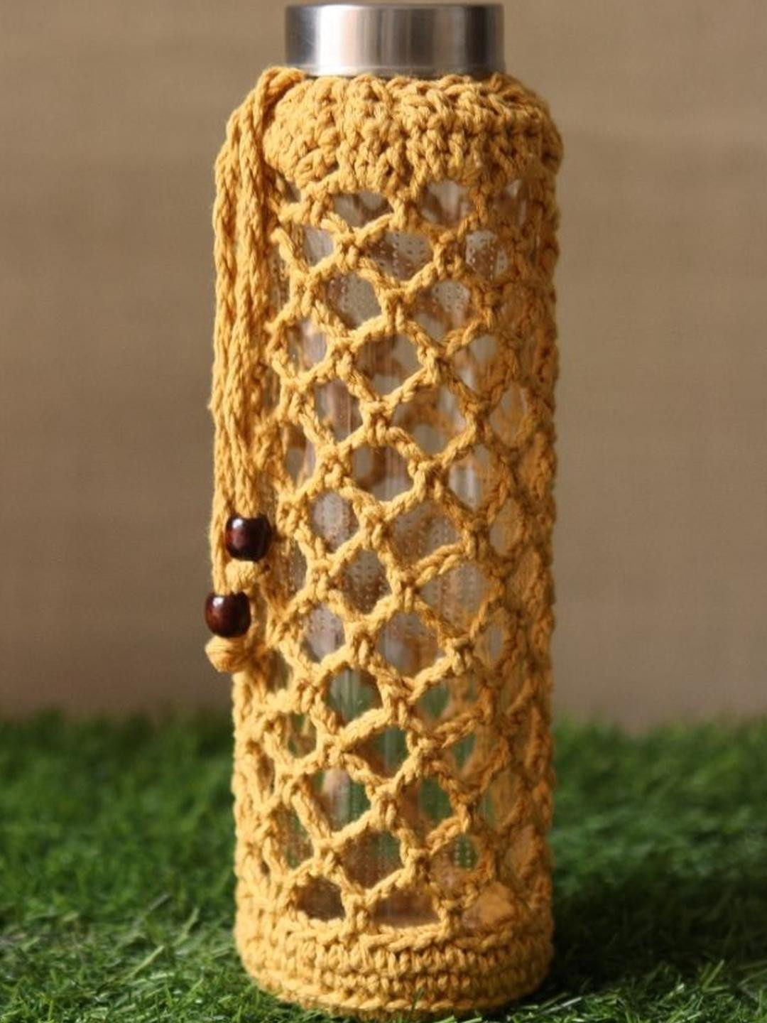 Sarmaya - The Handcraftes Tales Yellow Bottle Holder