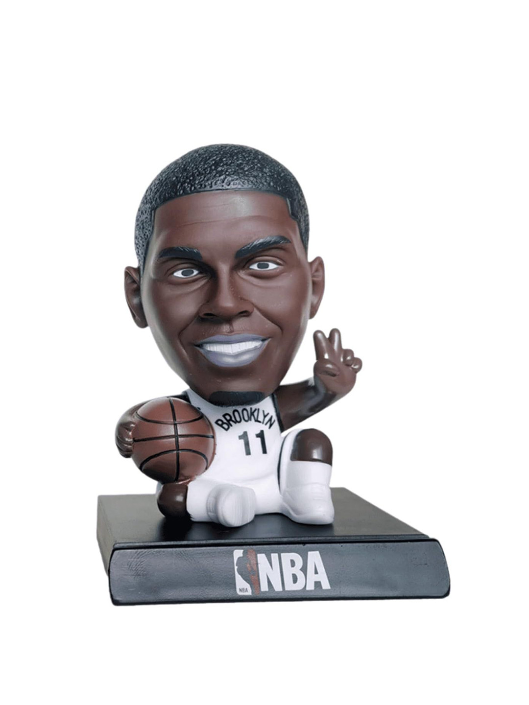 AUGEN White & Brown NBA Irving Brooklyn Bobblehead