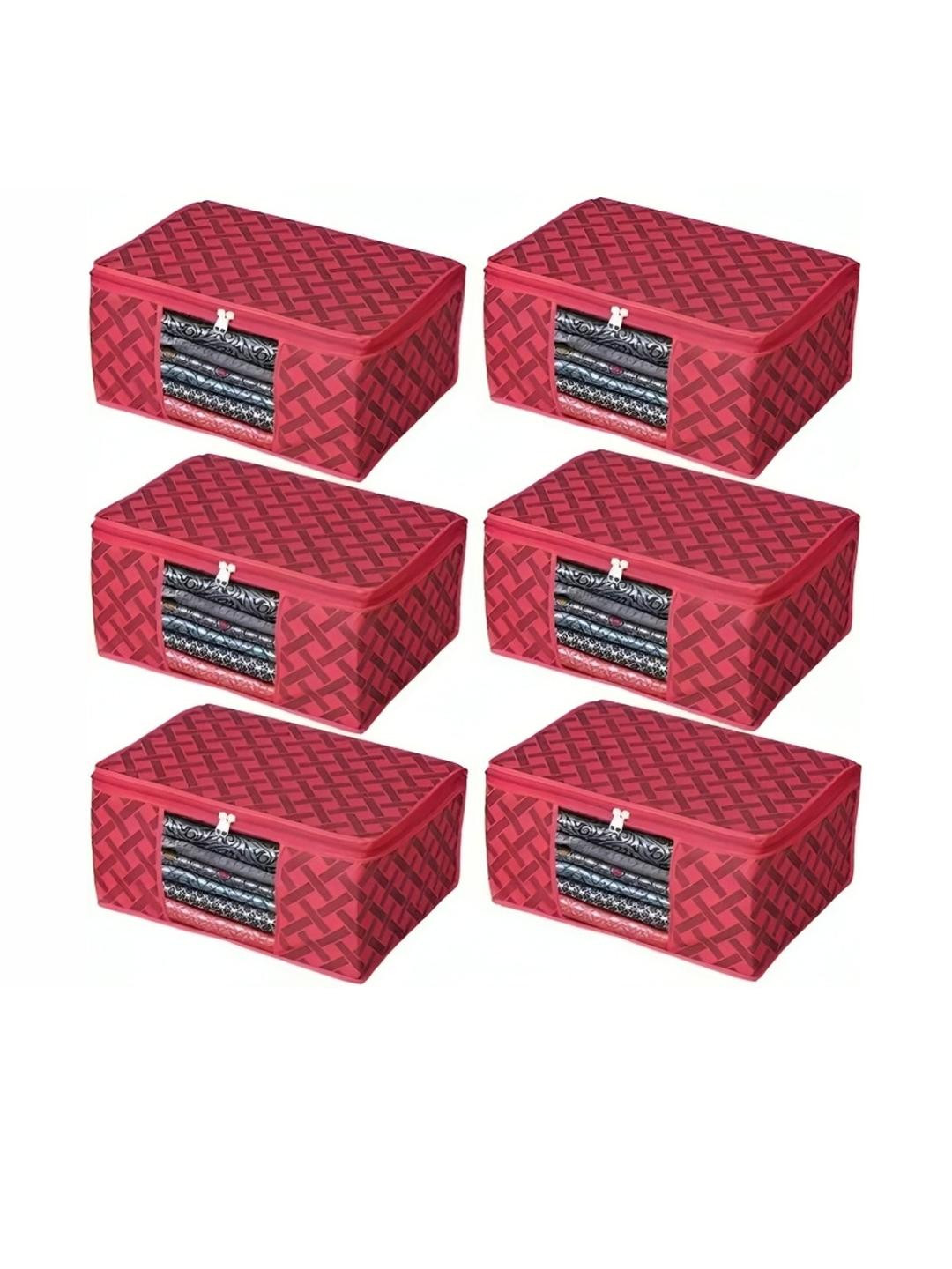 BB BACKBENCHERS Set of 6 Regular Red Multi-Utility Organizers