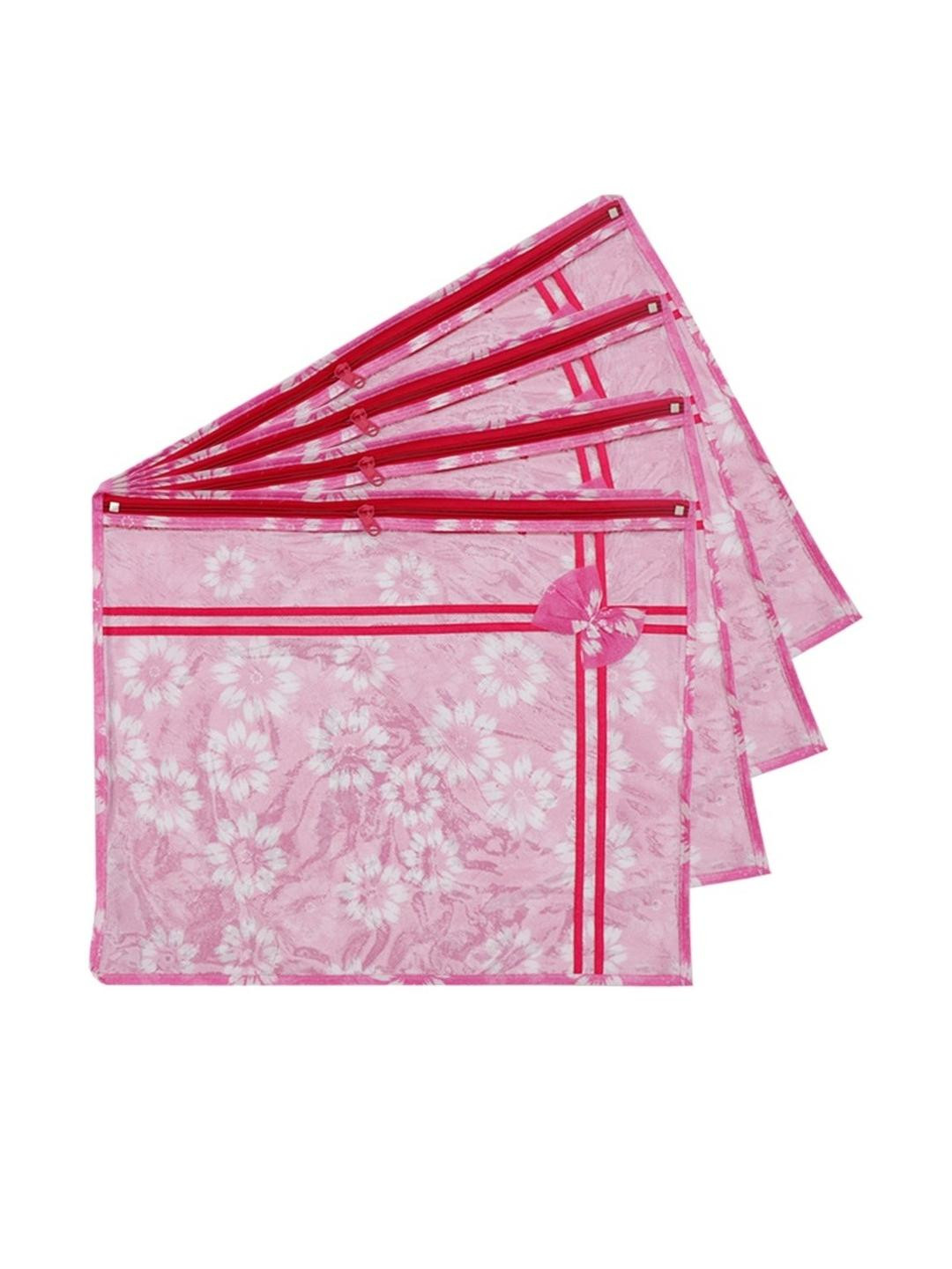 BB BACKBENCHERS Green Set of 4 Saree Organisers
