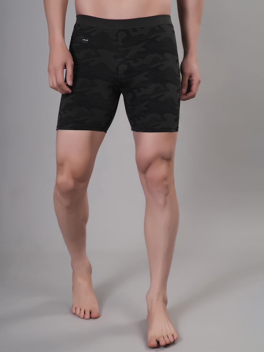 ULLAS Men Swimming Bottoms With Key Pocket