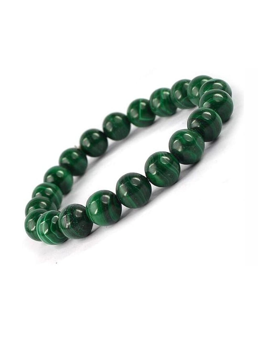 VIBESLE Unisex Crystals Green Crystals Bracelet