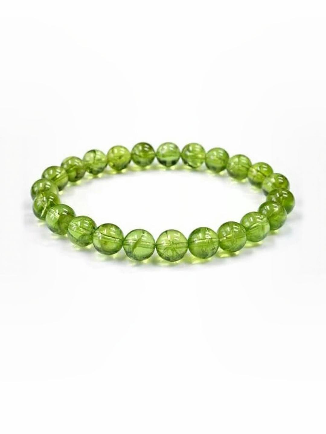 VIBESLE Unisex Green Peridot Bracelet