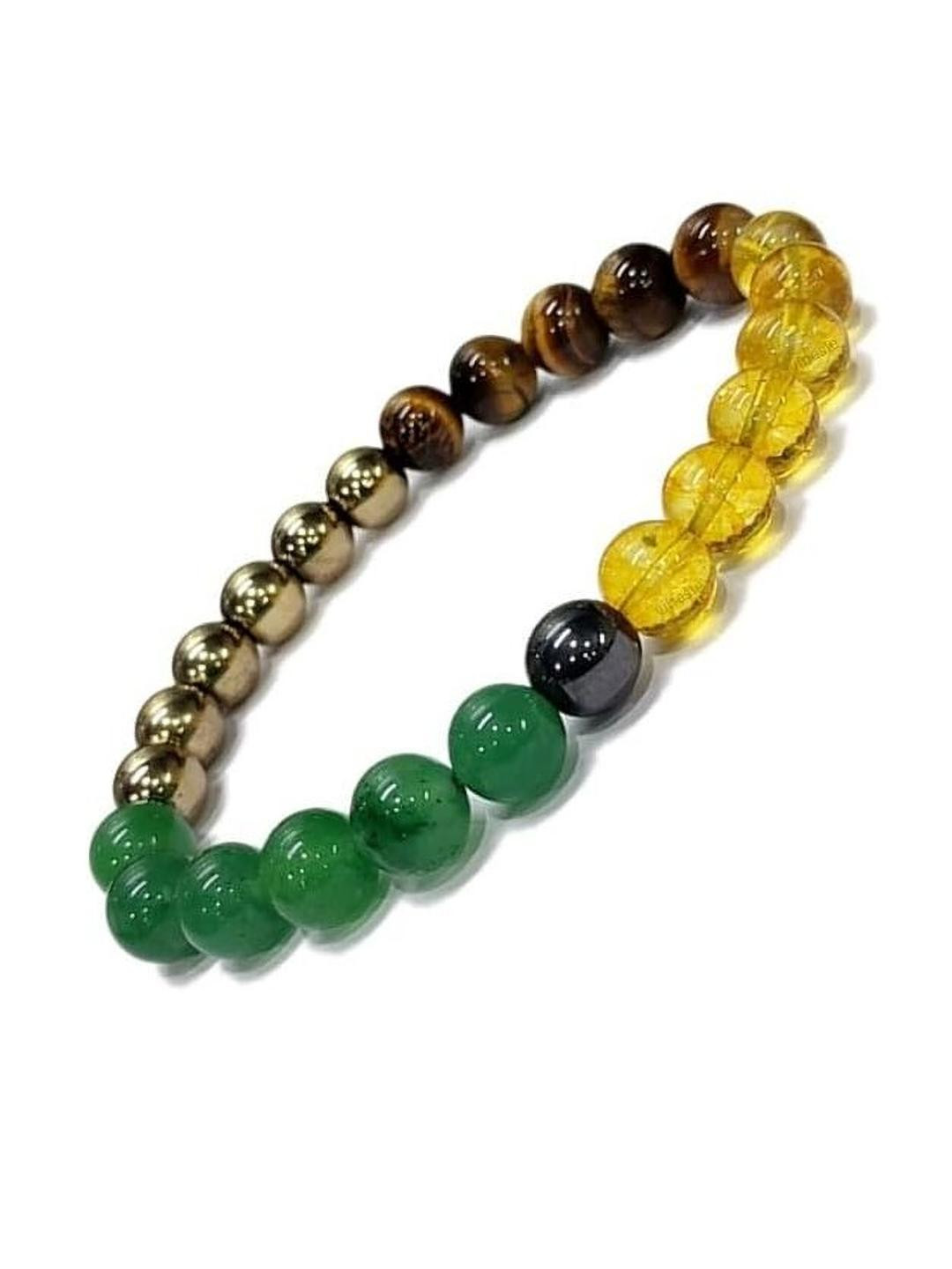VIBESLE Adults Multi Color Crystal Bracelet