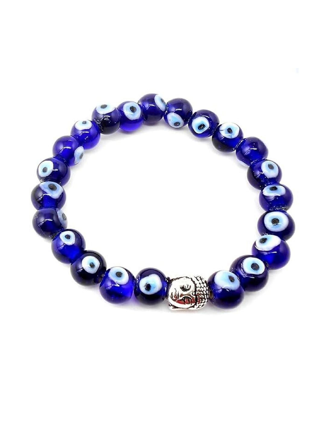VIBESLE Adult Buddha Evil Eye Crystals Bracelet