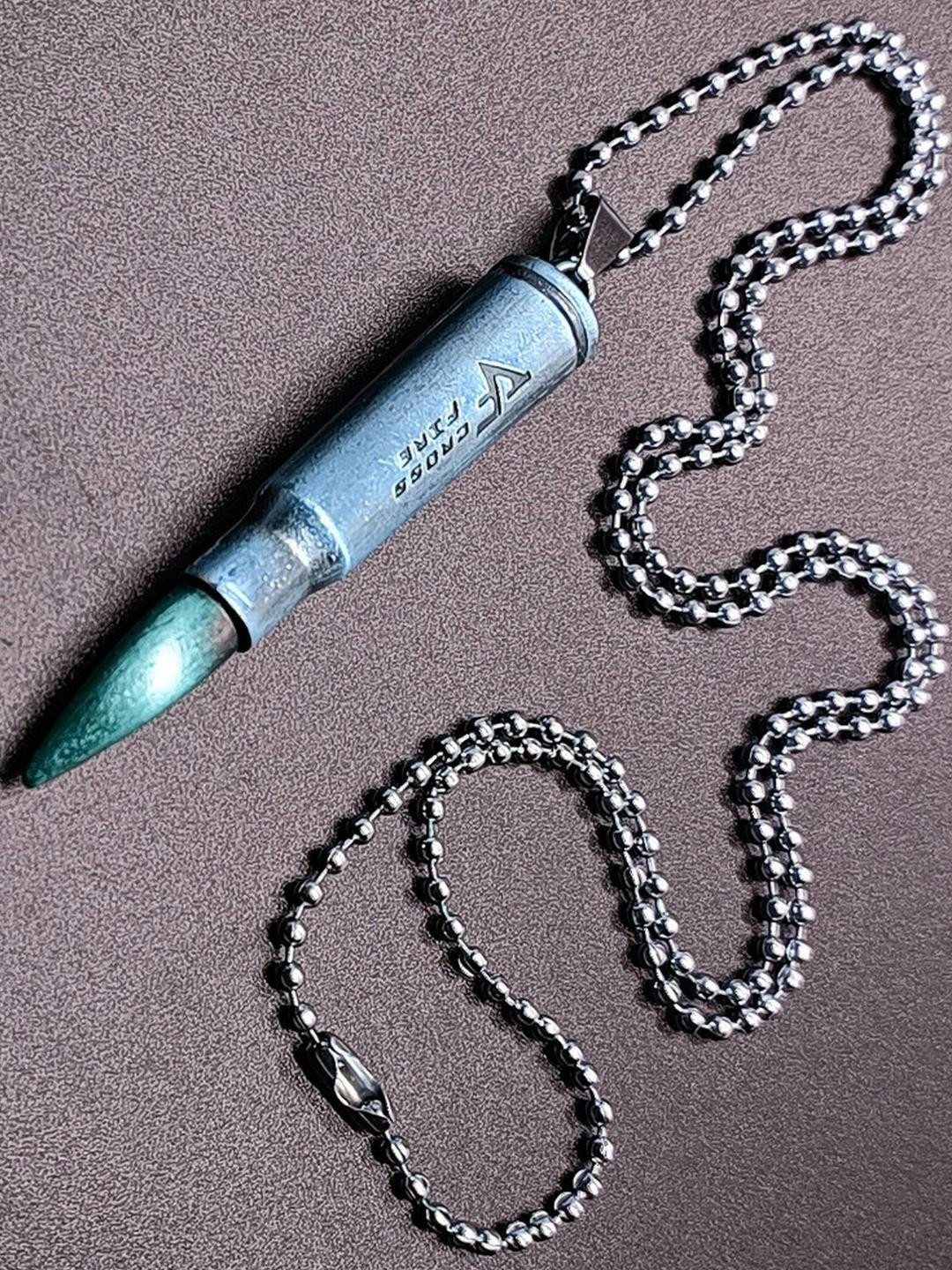 Dynamic Retail Global Men's Silver Pleated Ball Chain