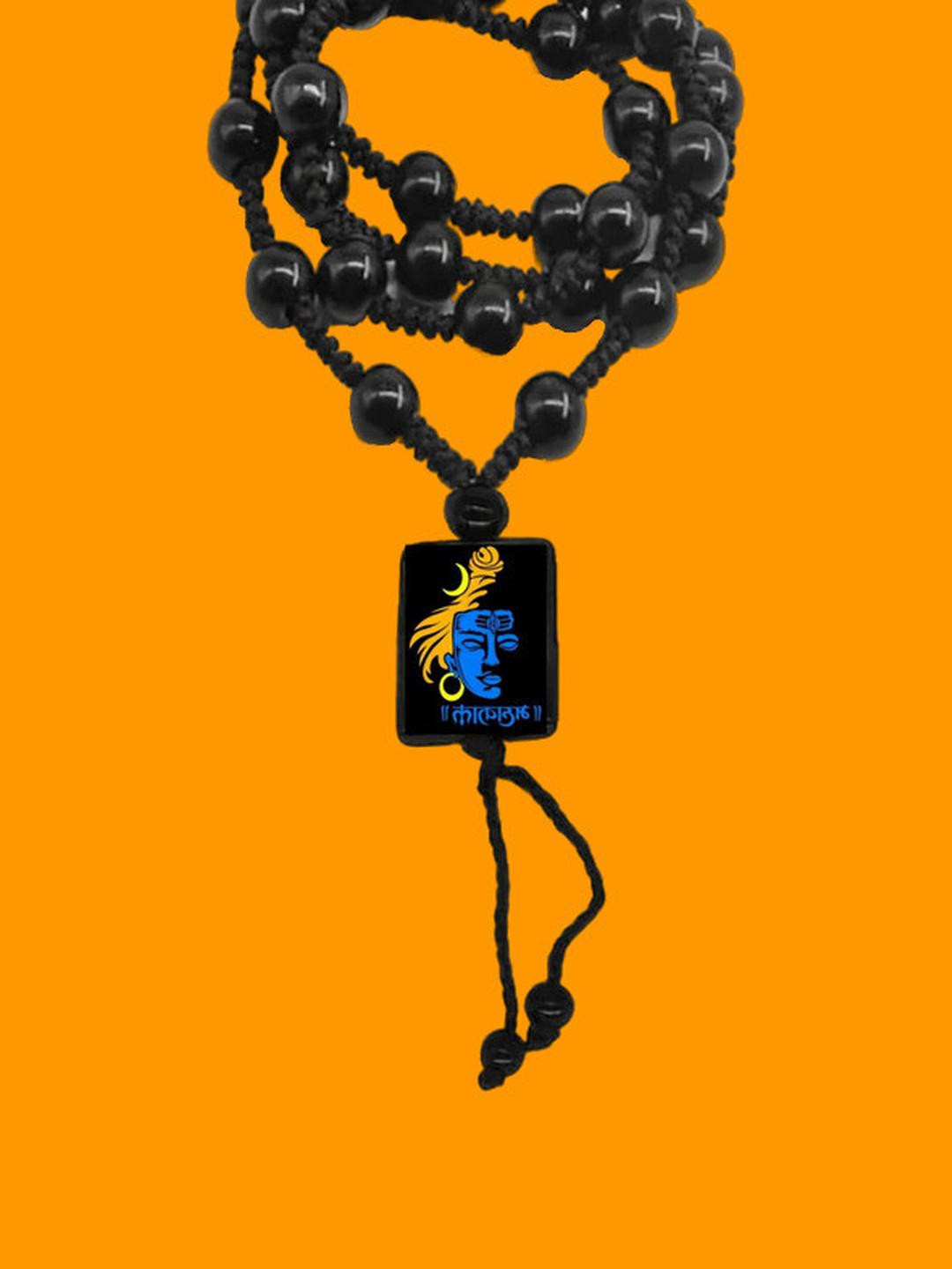 Dynamic Retail Global Men's Black Chain With Pendant