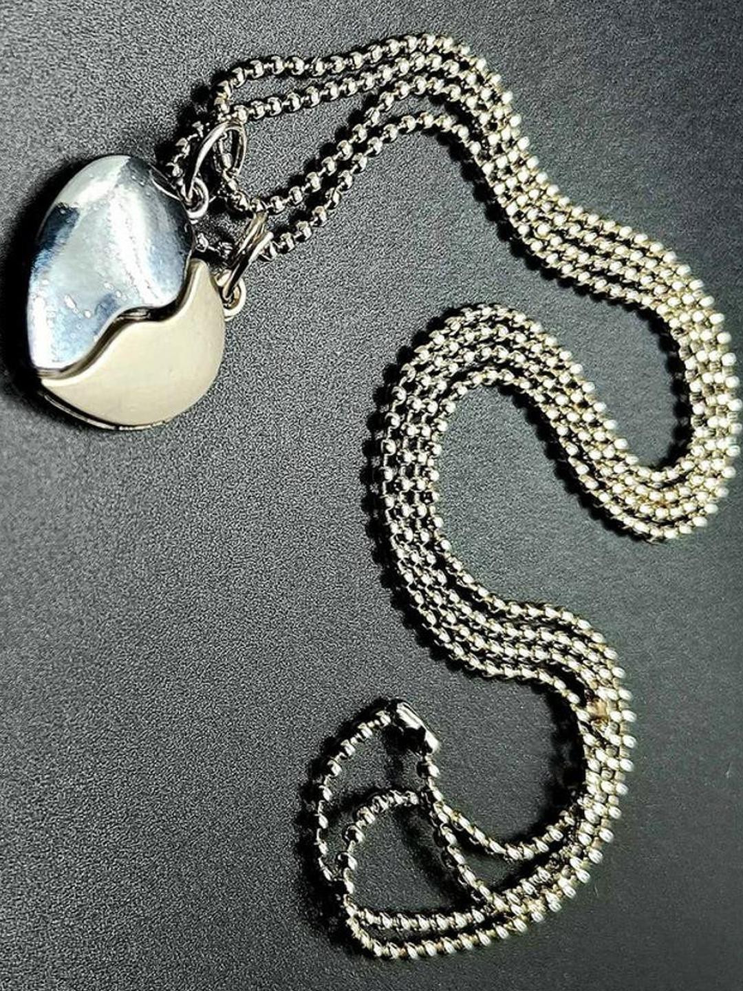 Dynamic Retail Global Men Silver Stainless Steel Minimal Slip-On Chain