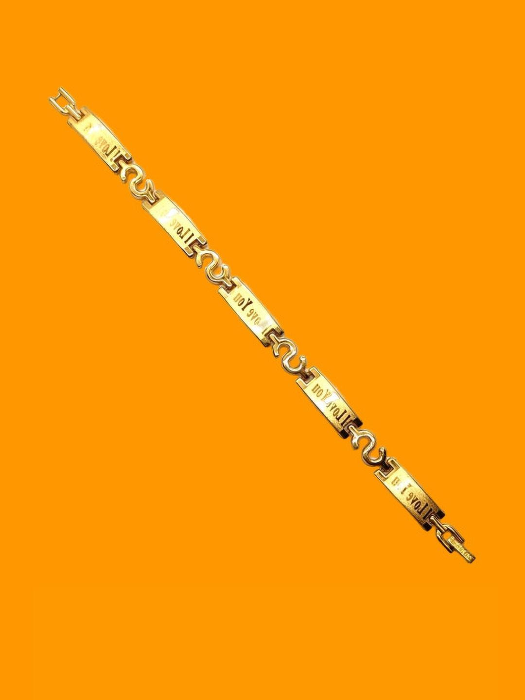 Dynamic Retail Global Men's Gold-Plated Bracelet