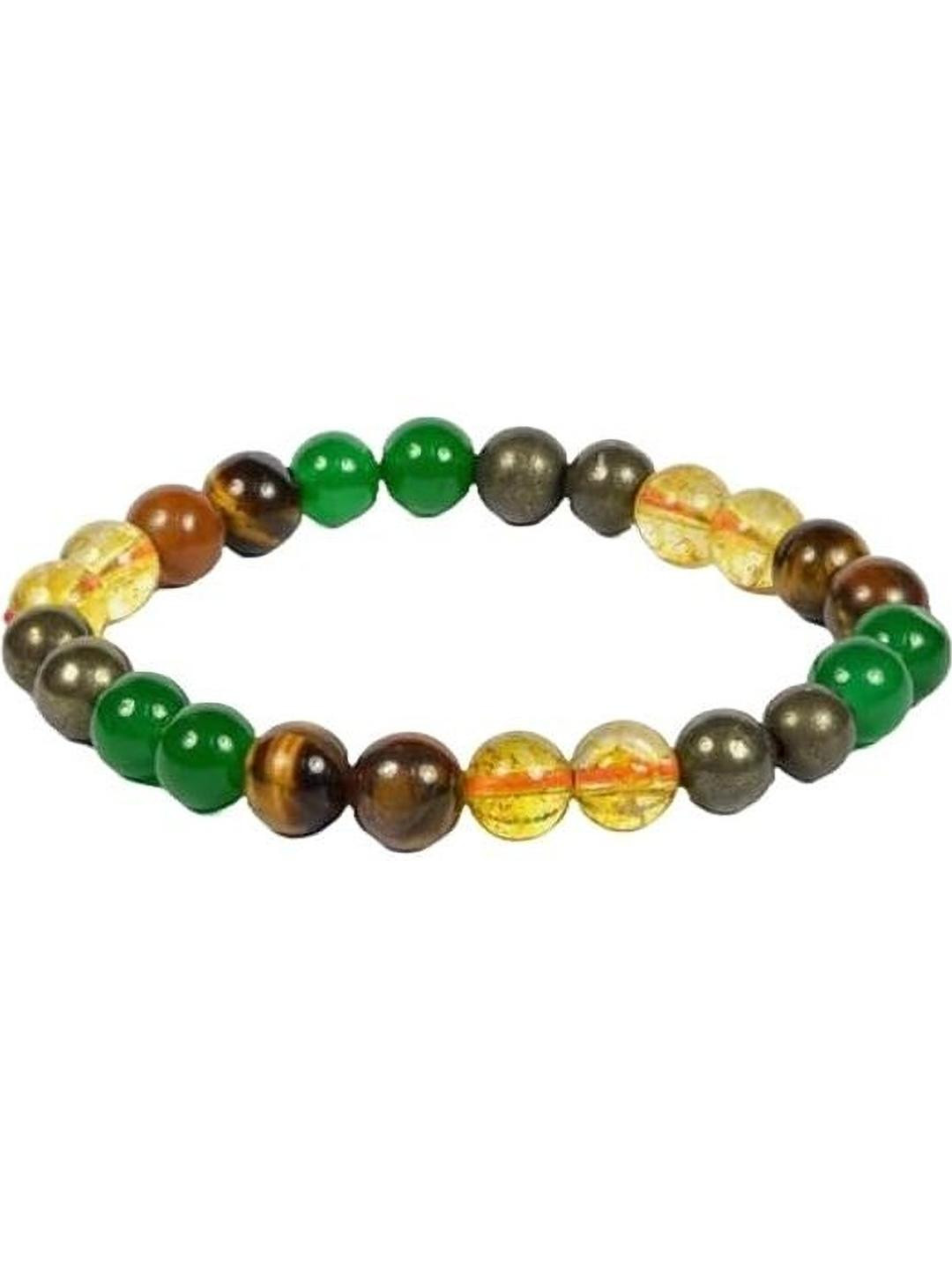 VIBESLE Unisex Multicolour Beaded Bracelet