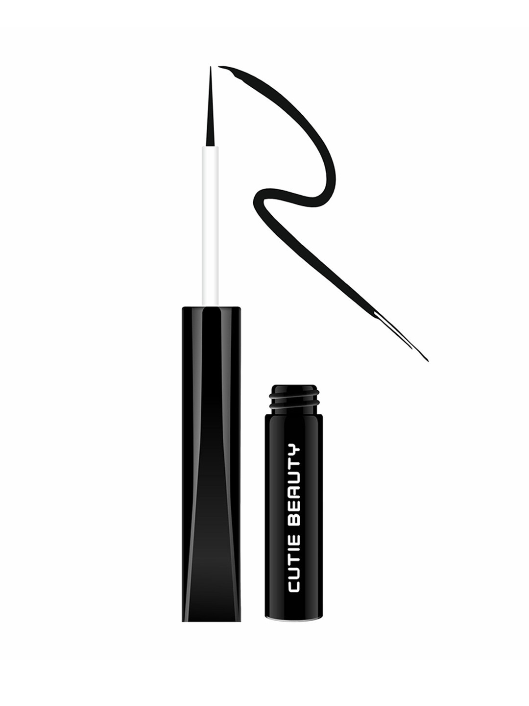 CUTIE BEAUTY Neon Colorful Waterproof Liquid Eyeliner 5 ml - Black 01