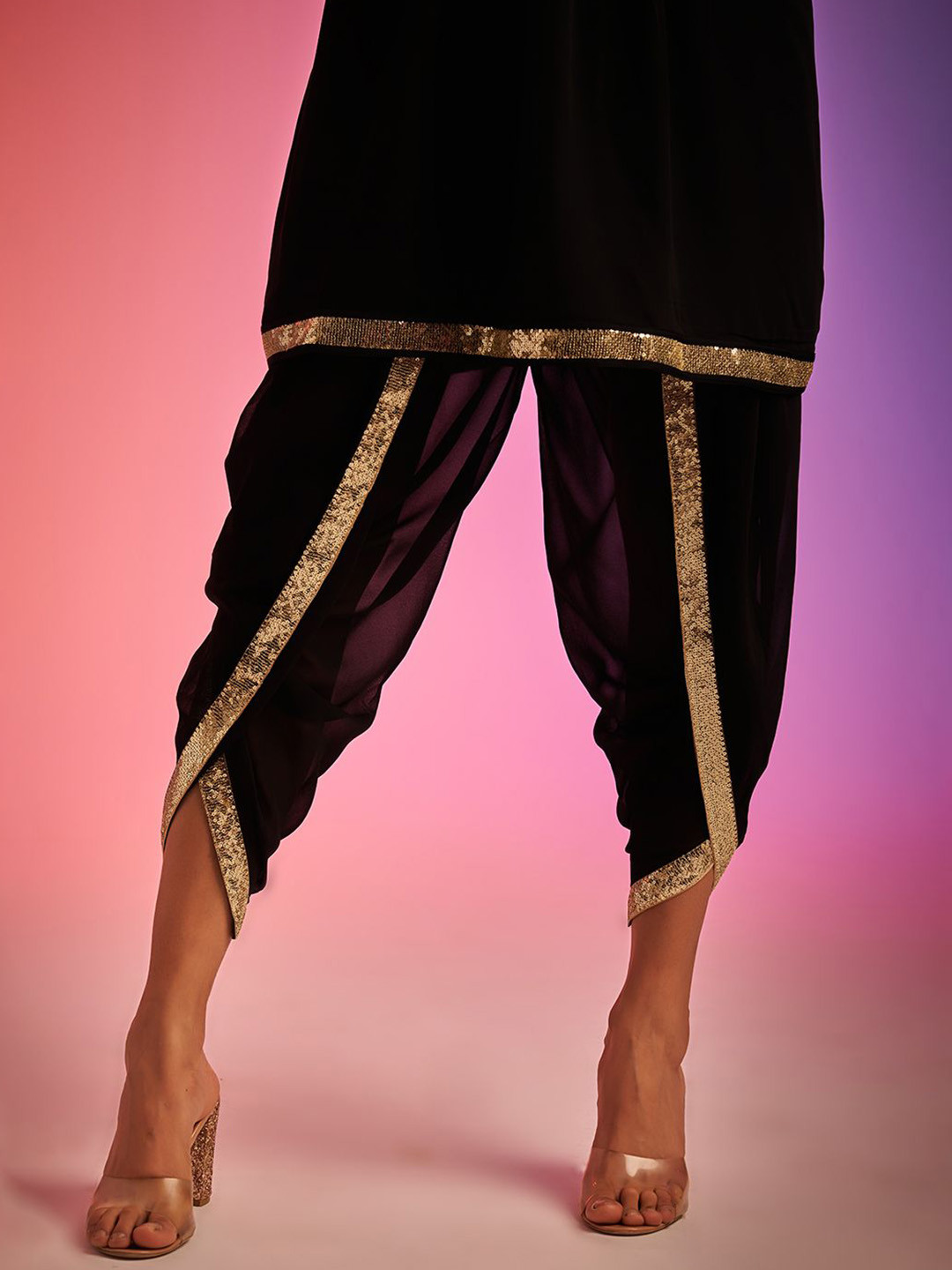 Gulabo by Abu Sandeep Women Silk Dhoti Pants
