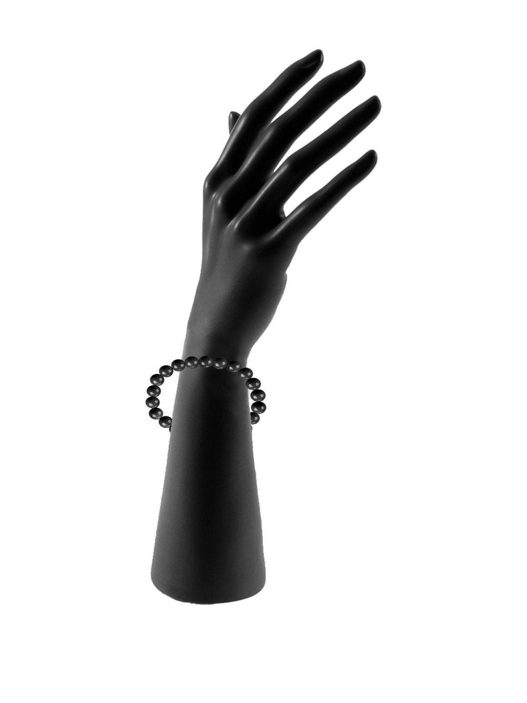 APUNKA D FASHION Black Metal Bracelet