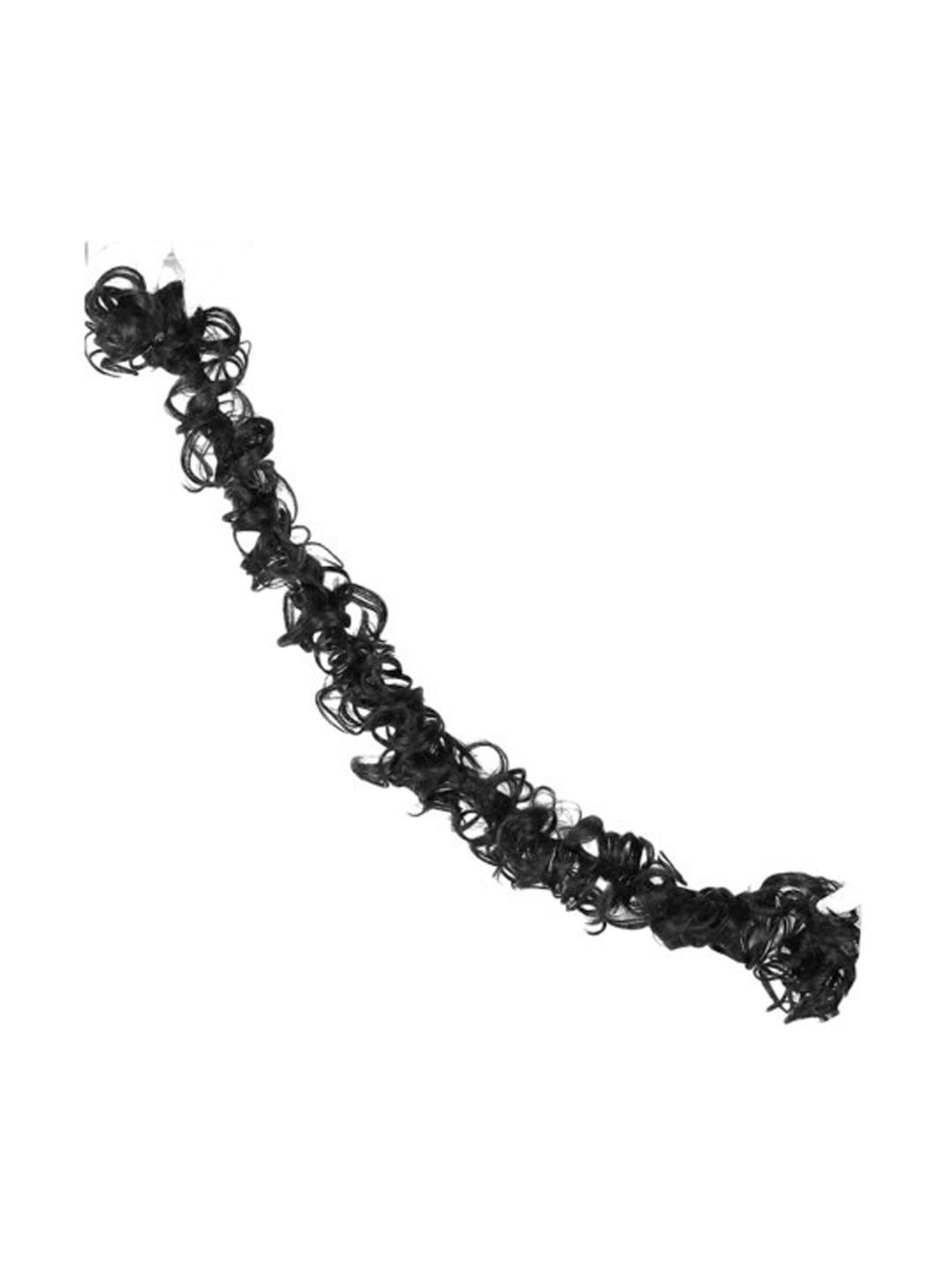 KRENOZ Clip In Curly Hair Extension - Black - 30 In