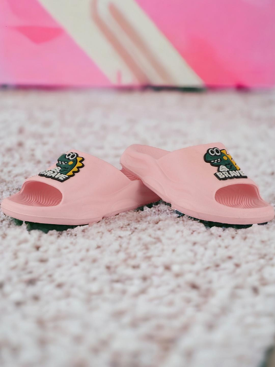 ROTATION Unisex Kids Pink Sliders