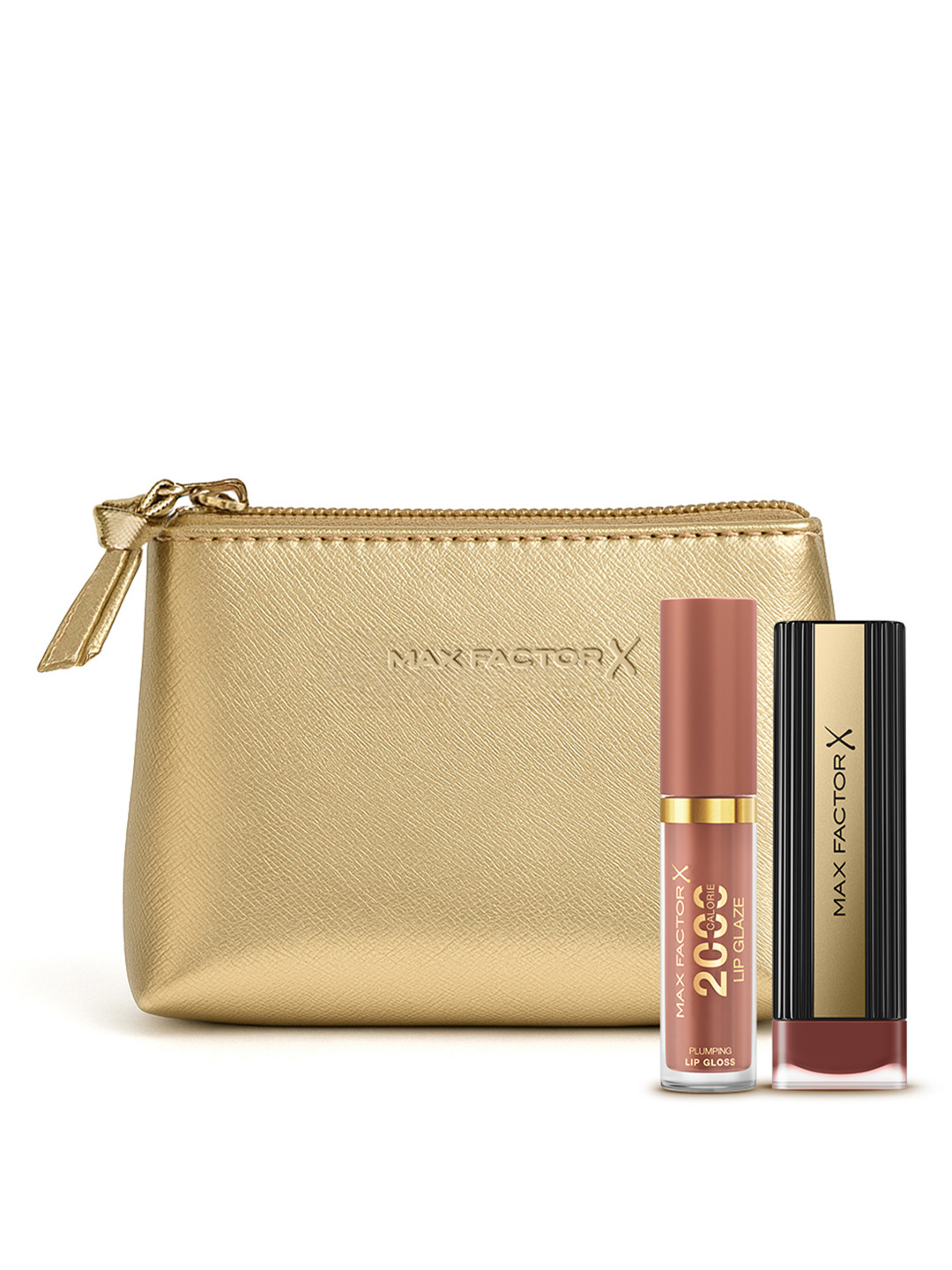 Max Factor Set of 2 Colour Elixir Lipstick 4g - Dusk & 2000 Calorie Lip Glaze 4.4ml- 150