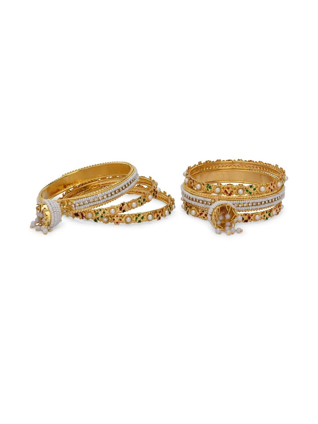 SOMIL Gold Silver Bangle
