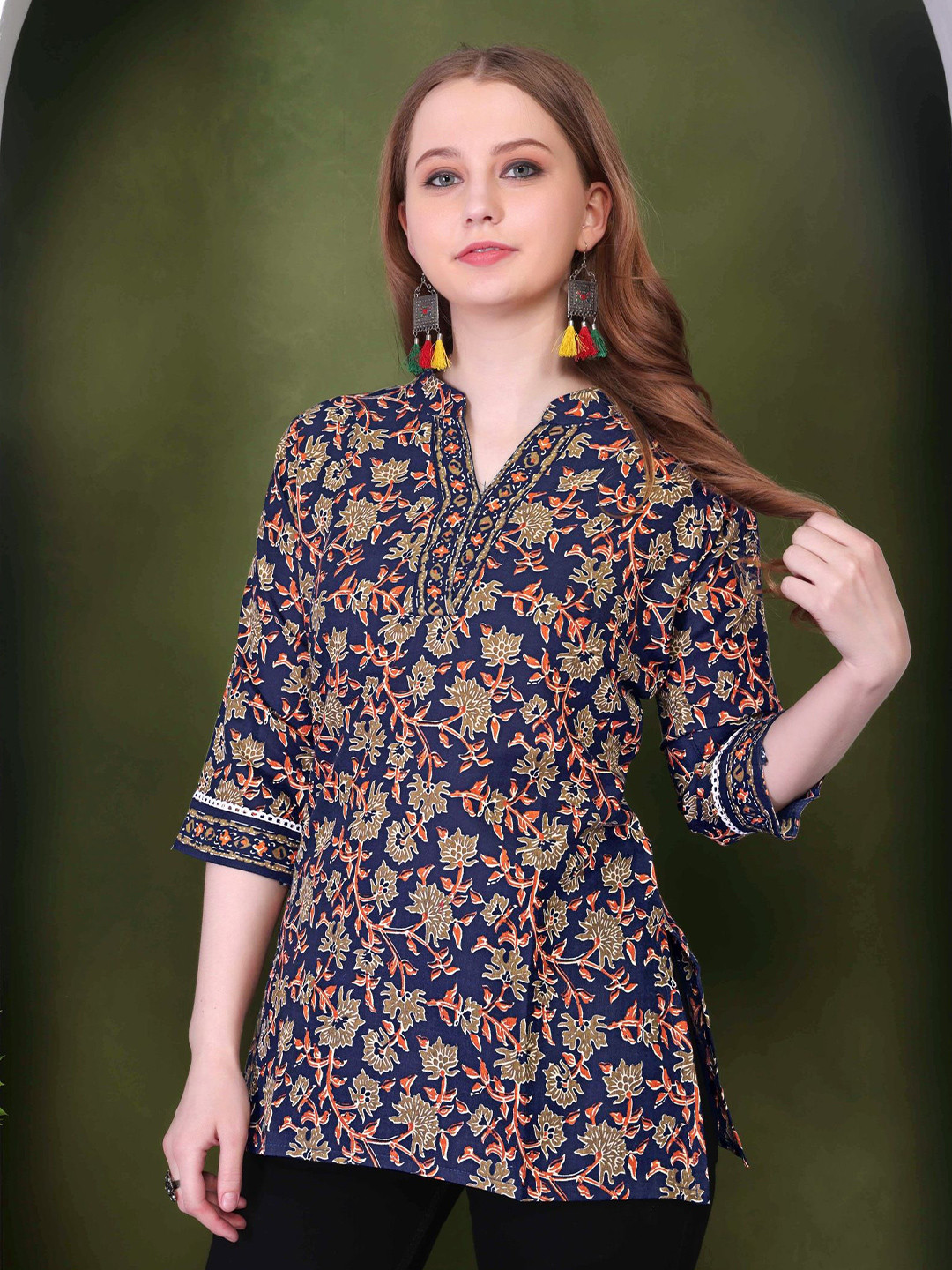 HETVI CREATION Printed Tunic