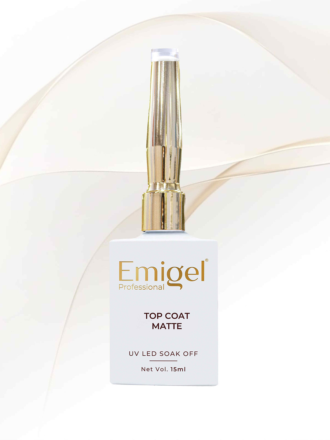 Emigel PROFESSIONAL UV LED Soak Off Top Coat Matte Gel - 15 ml