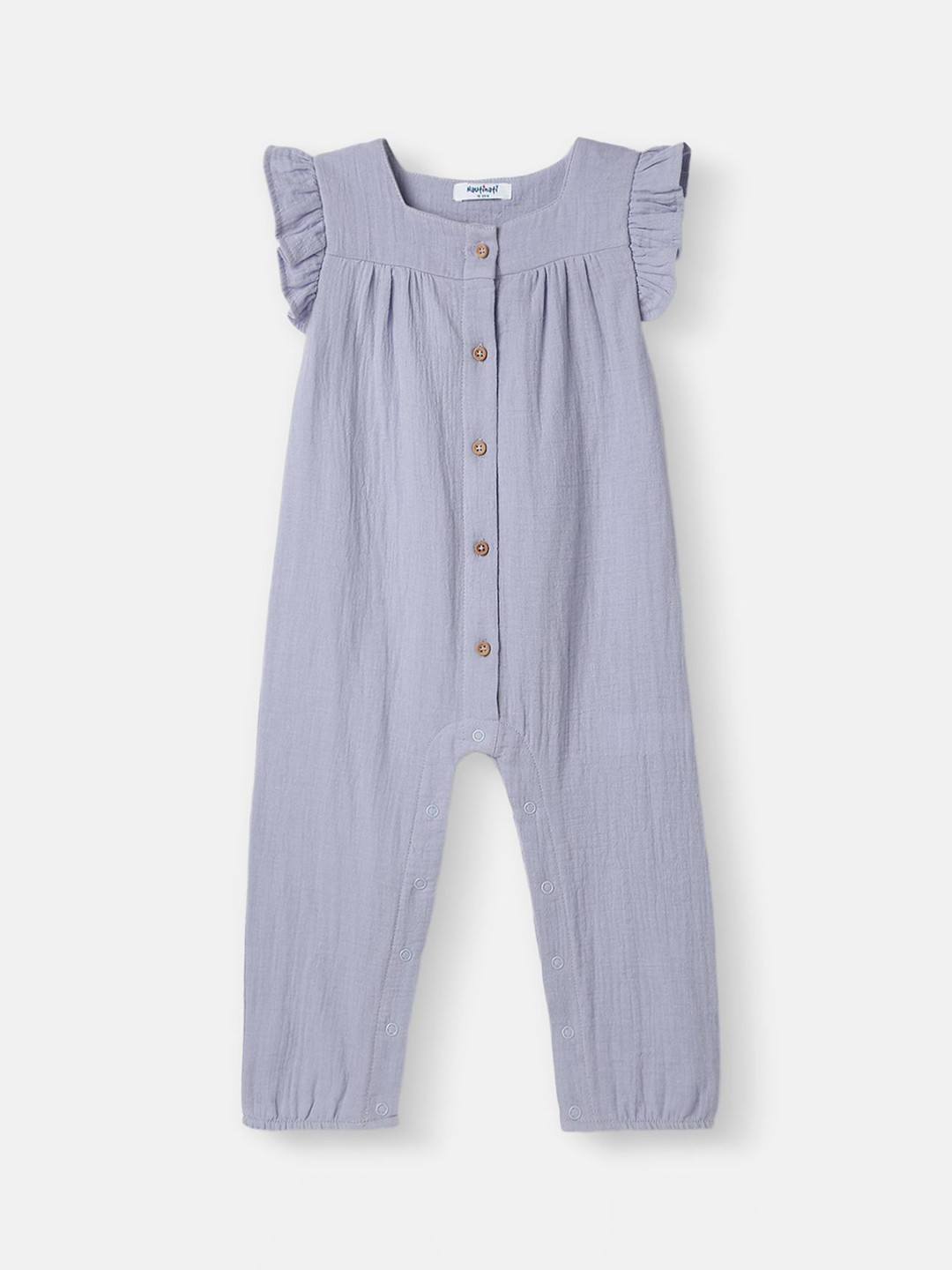 Nauti Nati Girls Ruffle Sleeve Rompers