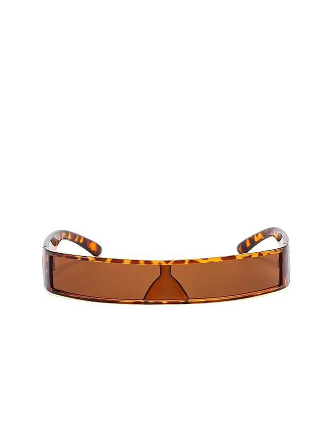 AUGEN Unisex Brown Lens & Brown Shield Sunglasses with