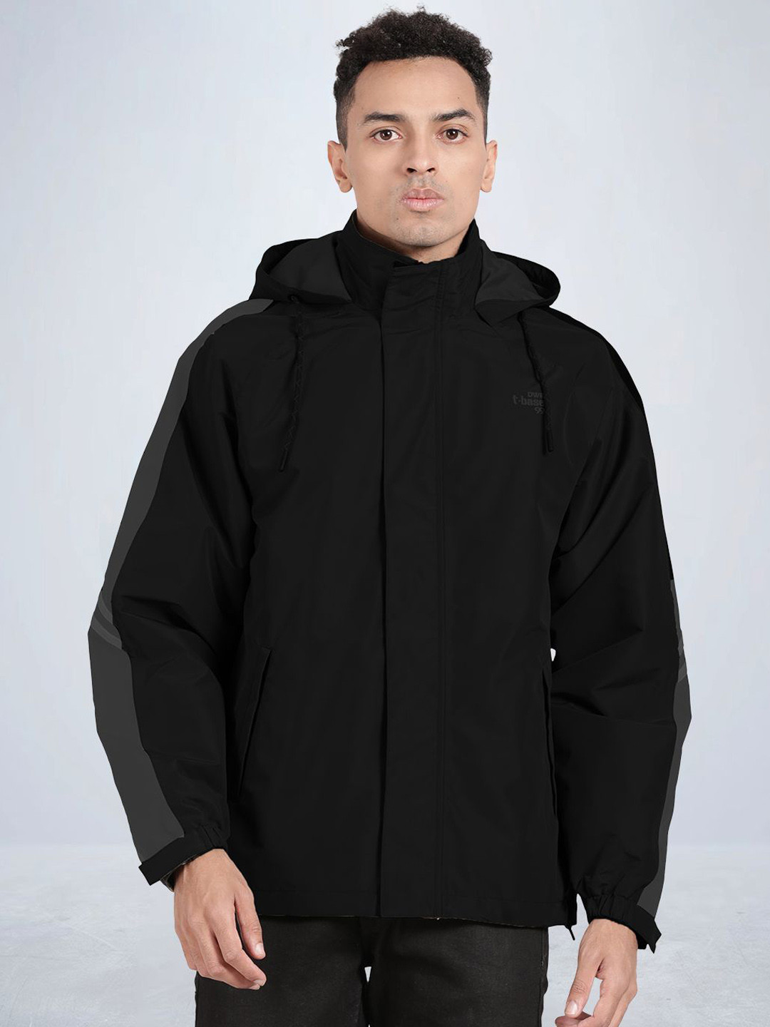 t-base Hooded Waterproof Rain Jacket