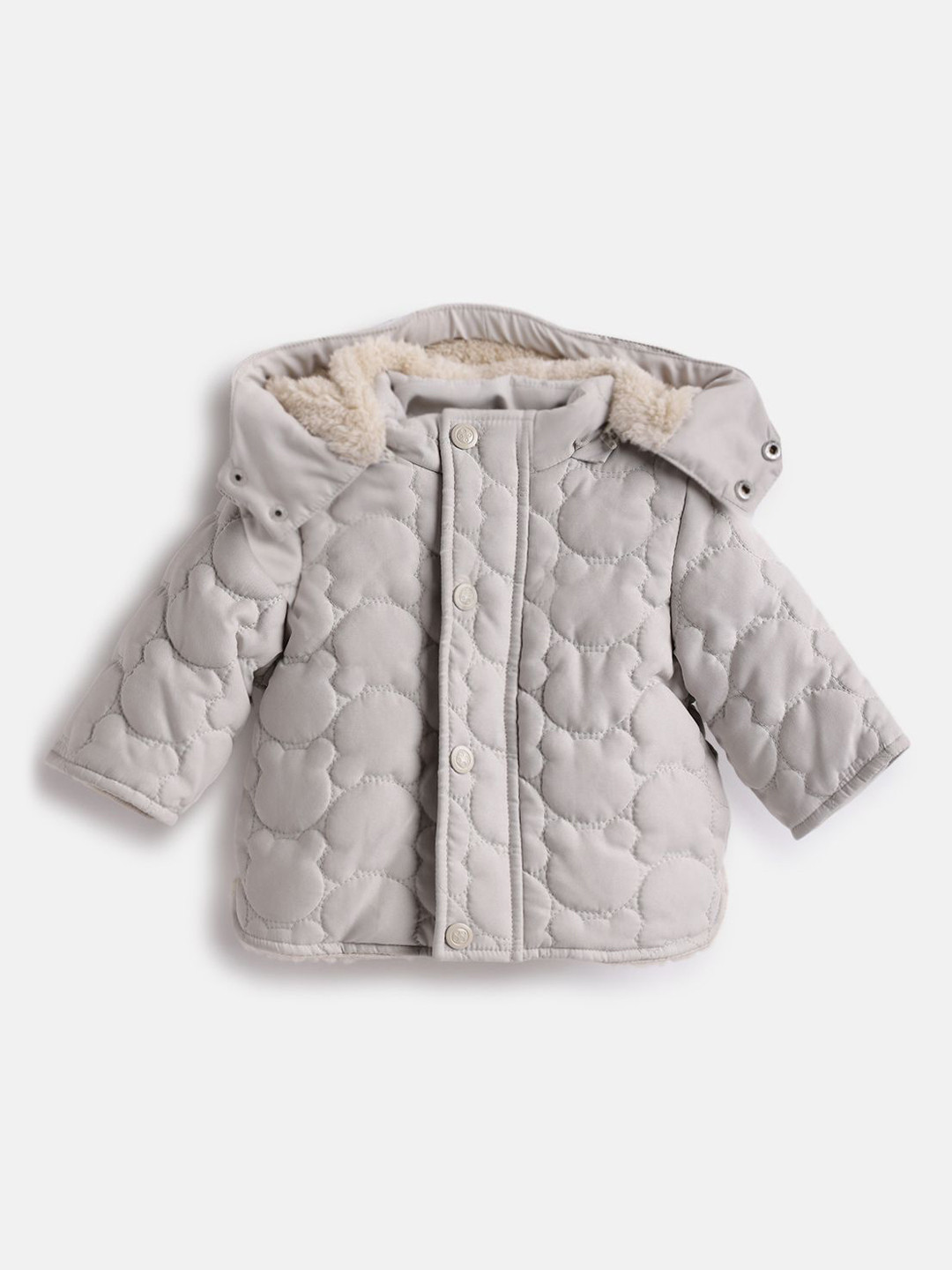 Chicco Boys Lightweight Quilted Hooded Jacket with Embroidered
