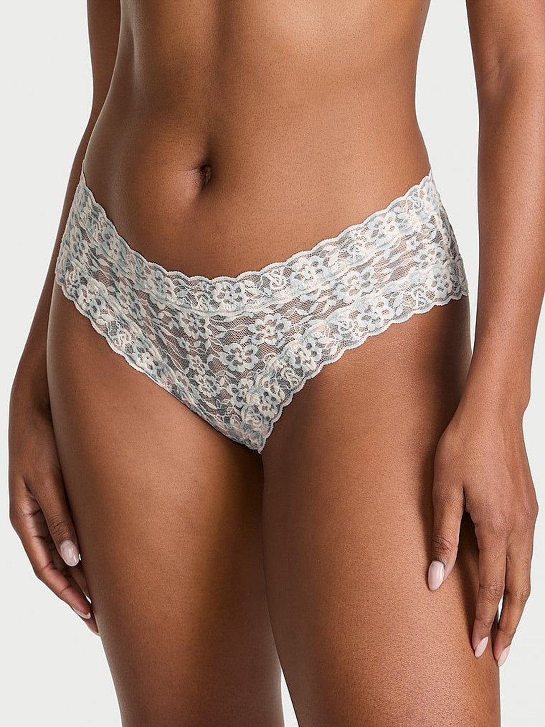 Victoria's Secret Lace Low-Rise Lace Cheeky Panty 1125113976ZC