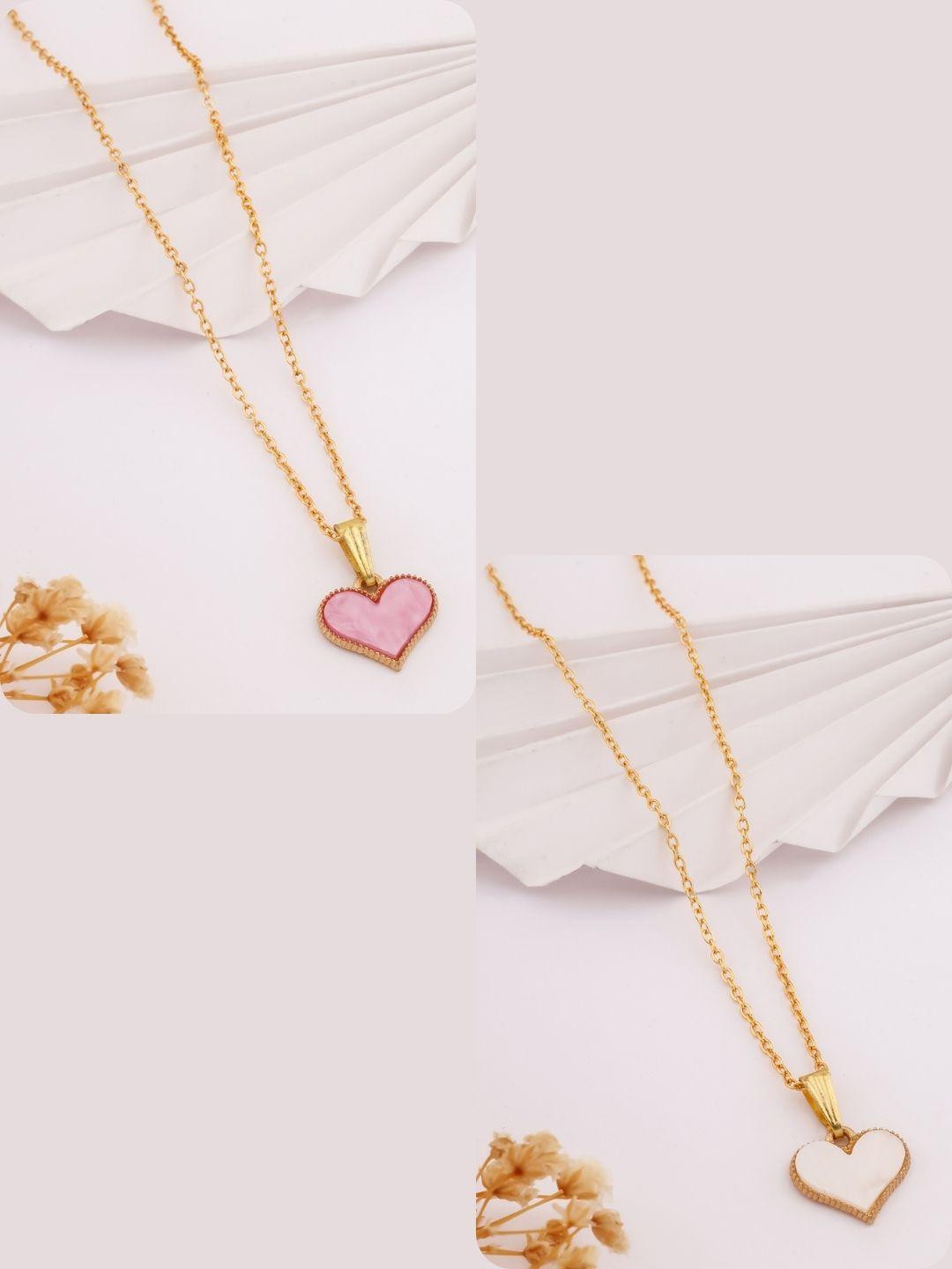 DressBerry Gold-Plated Feather Necklace