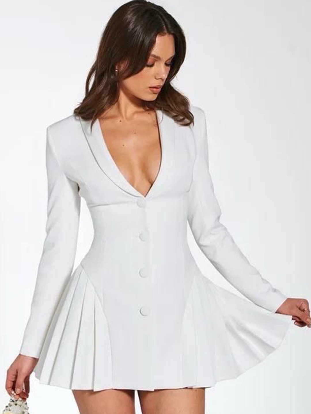 To Queens Women Blazer Dresses Mini Dress