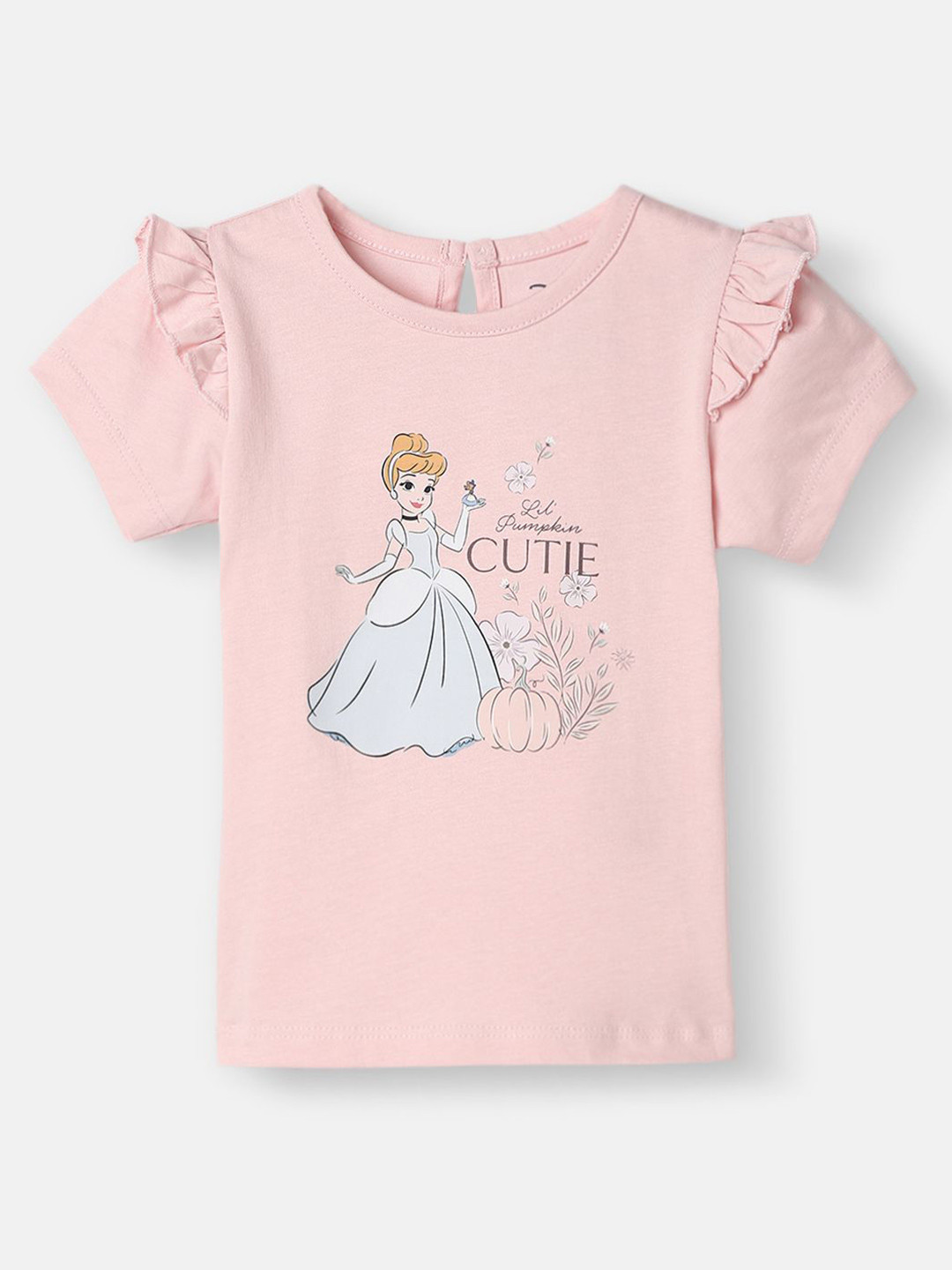 Nauti Nati Girls Disney Princess Cotton Top | Regular Top